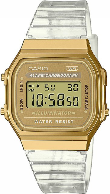 Casio Digitaluhr, Quarz, Gold, 36 mm, Unisex - Bild 1