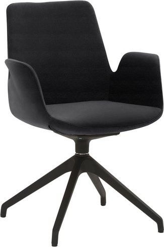 Mayer Sitzmöbel Sessel 2009 in Grau und Anthrazit mit Armlehnen, B/H/T: 58 x 84 x 57 cm - Bild 1