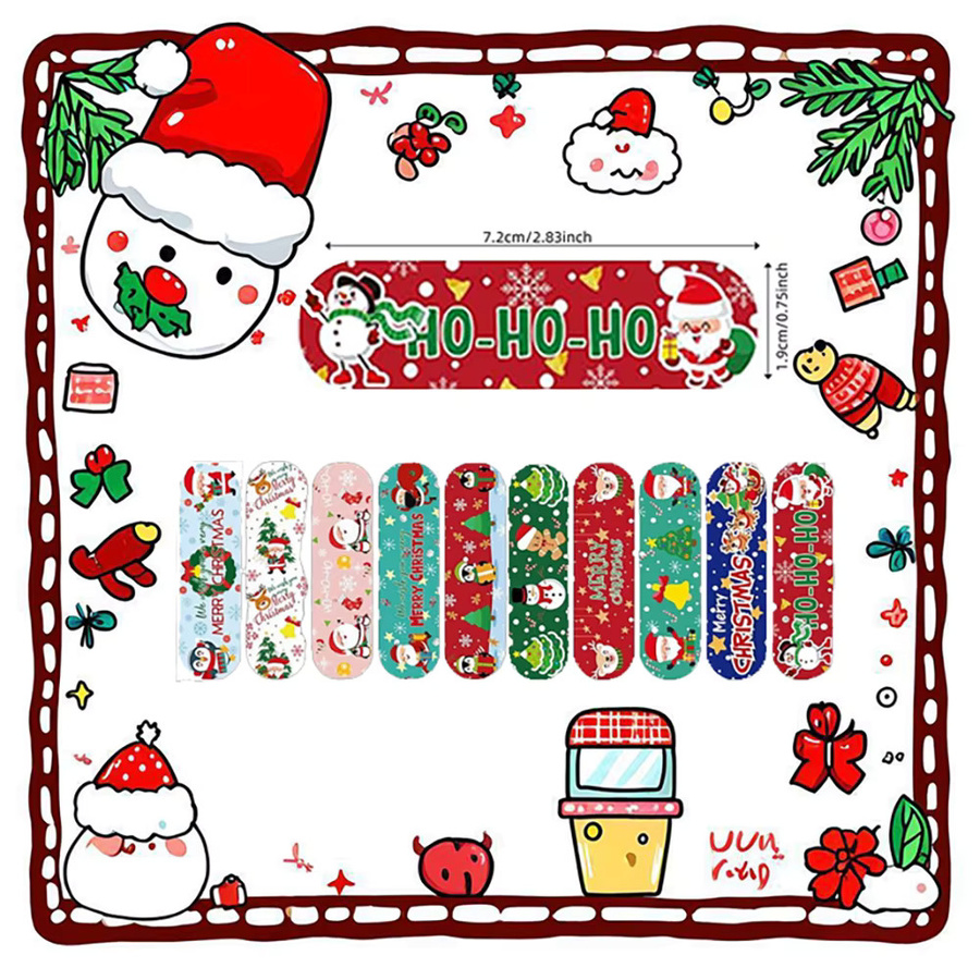 SMILE PLUS Wundpflaster Cartoon Weihnachten, Kinder, 10/30/60 Stück - Bild 2