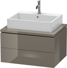 Duravit Waschtischunterschrank L-Cube in Hochglanz mit 2 Schubladen, B: 72 cm, T: 54,7 cm, H: 40 cm - Bild 1