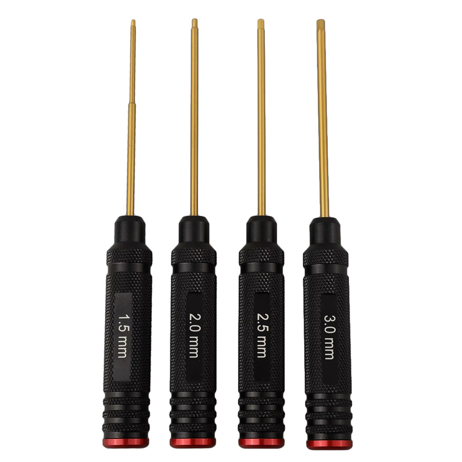 Vibratite Hex Schraubendreher Set für RC Modelle mit 1,5mm, 2,0mm, 2,5mm und 3,0mm Sechskantschlüsseln - Bild 6