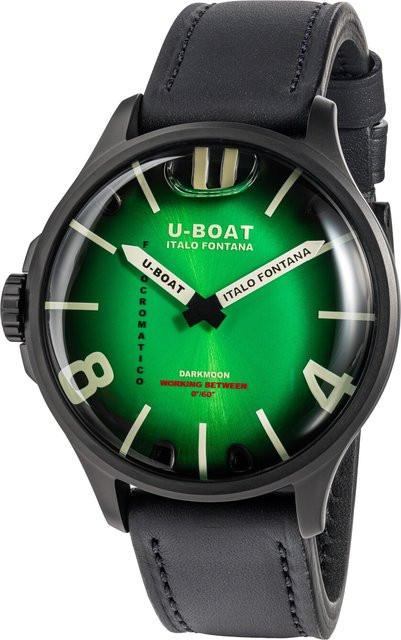 U-Boat Armbanduhr, Quarz, Edelstahl, 47 mm, Leder, Herren - Bild 1
