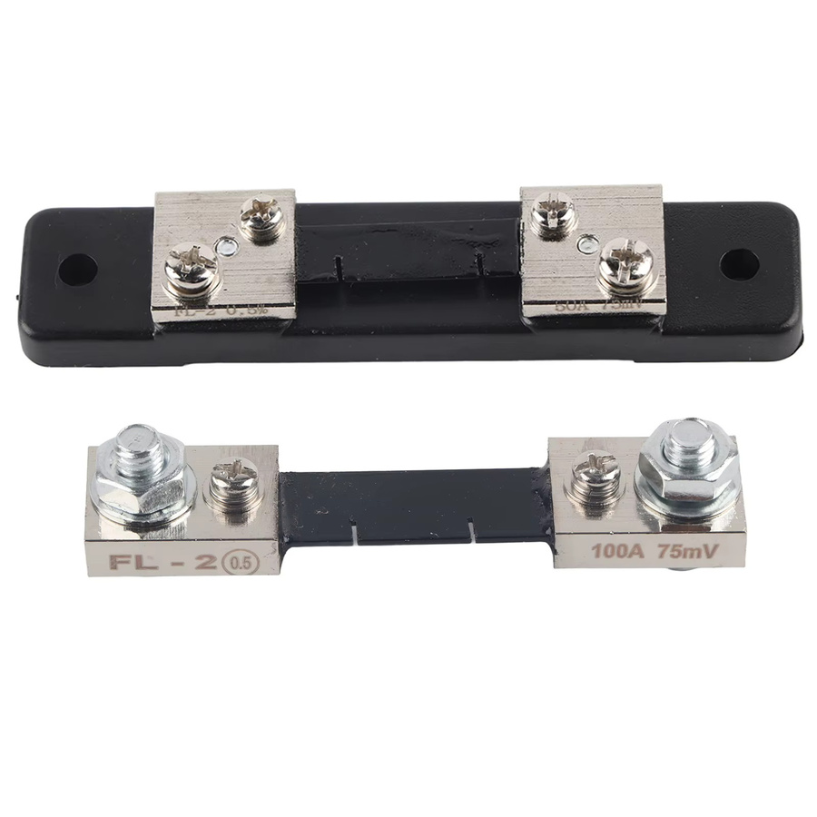 KKMOON Strom Shunt Widerstand FL-2 75mV in Schwarz für digitales Amperemeter und Analogmeter (50A/100A) - Bild 3