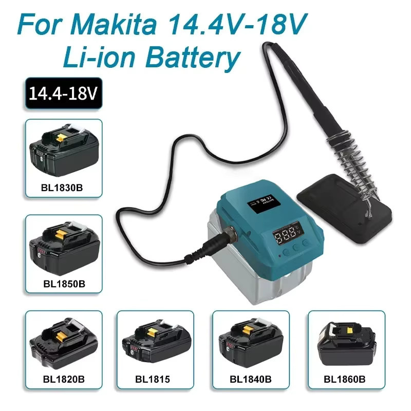 Makita 18 V Akku Lötkolben 60 W Multifunktions-Elektroschweißgerät bis 480 °C - Bild 2