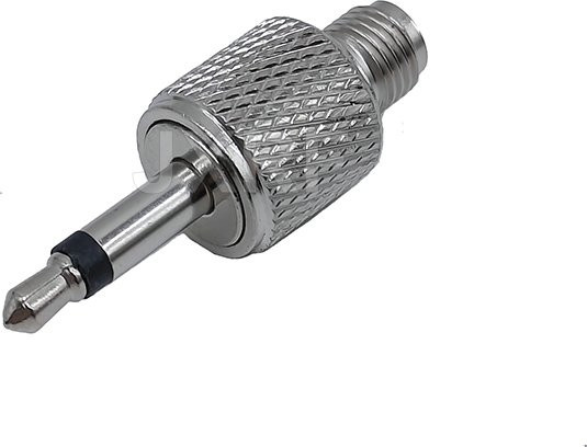 JX SMA-Buchse auf 3,5mm Mono-Kopfhörer Audio-Radio-Testadapter in Silber - Bild 1