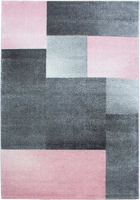 Ayyildiz Kurzflorteppich Lucca in Pink, modern und pflegeleicht, B/T: 200 x 290 cm - Bild 1