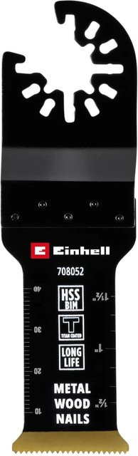 Einhell Bimetall Tauchsägeblatt für Sägen, Gold, Durchmesser: 29 mm - Bild 1