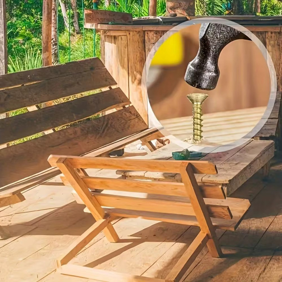 180 Stück selbstschneidende Holzschrauben M4 mit Kreuzkopf in Gold und Multicolour für deine DIY-Holzprojekte, verzinkt - Bild 4