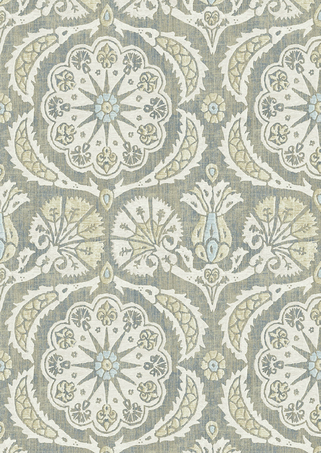 Lewis & Wood Tapete Pasha Halva mit floralem und orientalischem Design in Multicolour, Breite: 134 cm - Bild 1
