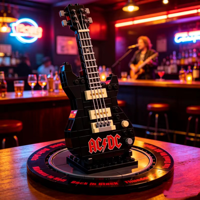 DIY AC/DC Angus Yang Gitarren-Bausatz, Puzzle-Montageset, adults - Bild 2