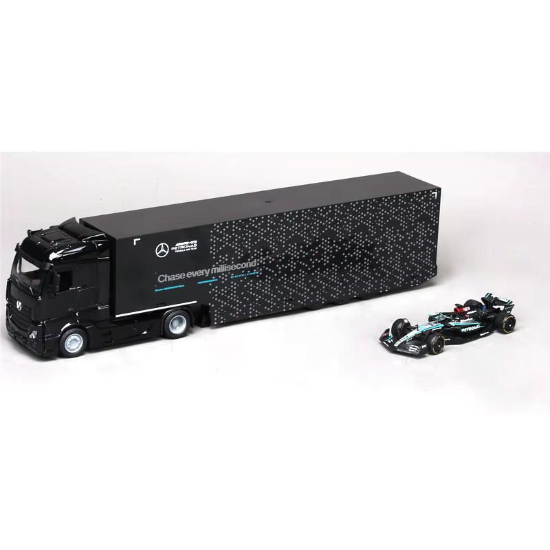 Bburago F1 Transport Racing Hauler, LKW, 1:43, Metall, ab 3 Jahren - Bild 2