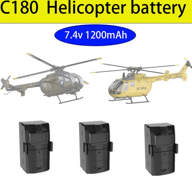 RC ERA LiPo-Akku für C180 BO105 Maßstab RC-Helikopter, Original-Ersatzteile - Bild 1