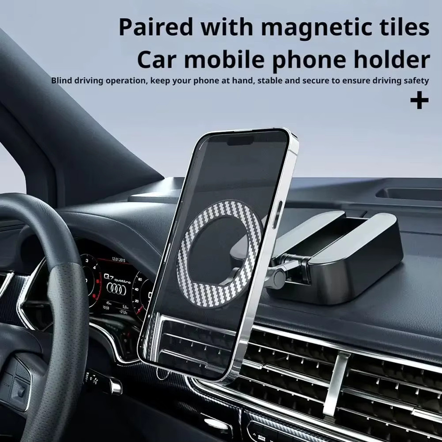 Xiaomi Magnetische MagSafe Auto-Handyhalterung für Fahrzeuge in Schwarz, kompatibel mit iPhone 16 15 Pro Max - Bild 1