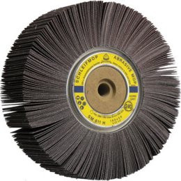 Klingspor SM 611 H Schleifmopräder LS 309 für Winkelschleifer, Korn 80, Farbe Braun, Durchmesser: 16,5 cm, Breite: 5,0 cm, Bohrung: 1,3 cm - Bild 1