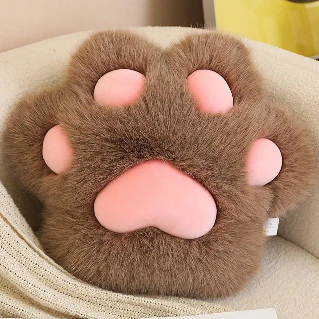 Yiran toy Bärentatze Cartoon-Katze, Plüschspielzeug, 45cm, Braun - Bild 1