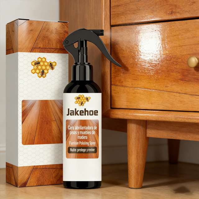 JAKEHOE Holzpflege-Spray Möbelpolitur mit Glanzverstärker und Oberflächenschutz, 120 ml - Bild 1