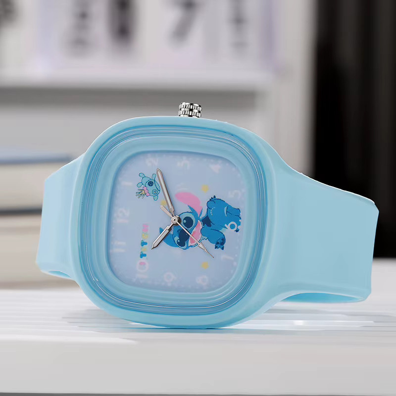 Disney Kinder Uhr, Quarz, Kunststoff, Weiß, Eckig, Mädchen - Bild 1