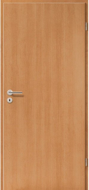 GetaDoor Dekorfolie Zimmertür in Holznachbildung Buche, Farbe Braun, Breite: 73,5 cm, Höhe: 198,5 cm, Anschlag Rechts - Bild 1