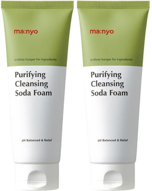 Manyo Factory Soda Reinigungsschaum, 2x 150 ml, für fettige Haut - Bild 1