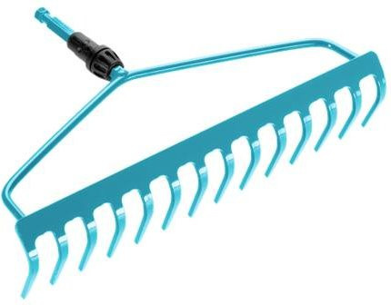 GARDENA combisystem Bügelrechen mit 14 Zinken, Breite: 36 cm, türkis/bunt - Bild 1