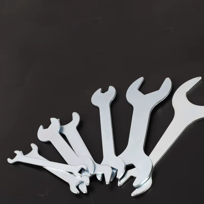 KOQZM Doppelkopf-Schraubenschlüssel mit offenem Ende in Silber, Set mit den Größen 8, 10, 12, 13, 14, 15, 19, 22 und 24 mm für Fahrzeugwartung und Handwerk - Bild 2
