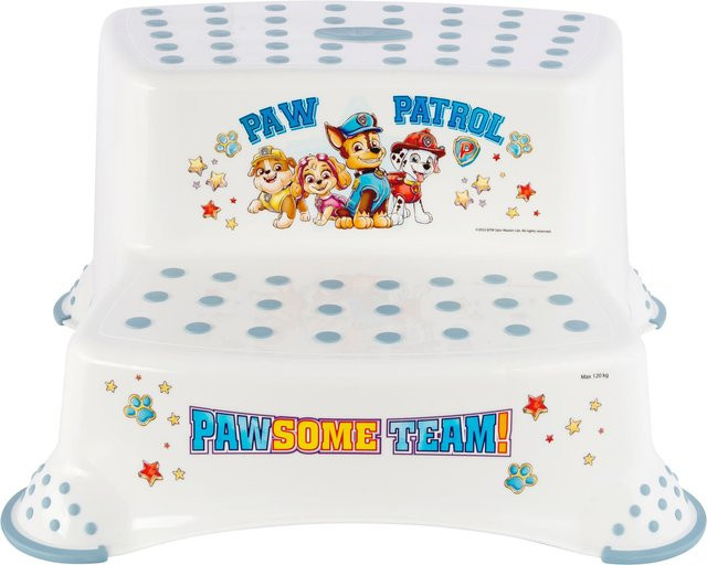Keeeper Paw Patrol Schemel Igor mit Motiven in Weiß, B/T/H: 40,5 x 21,0 x 37,0 cm - Bild 1