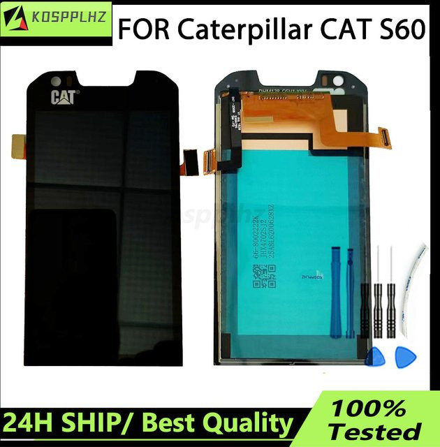 Caterpillar CAT S60 LCD Display mit Touch Screen Digitizer in Schwarz, 4,7 Zoll - Bild 1