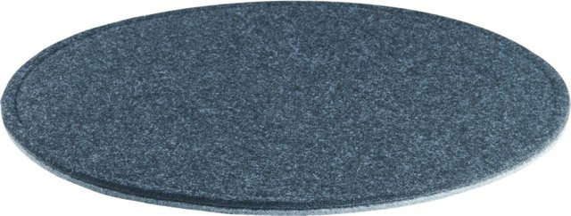 VEGA Filzkissen Feltro rund, 4er Pack, anthrazit/hellgrau, Durchmesser: 33 cm, Höhe: 1 cm - Bild 1