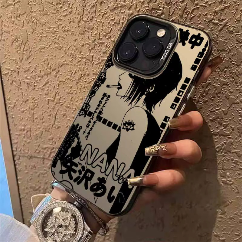 Bunte Handyhülle Comics Oosaki Nana Design für Apple iPhone 17 Air 16 15 14 13 12 Pro Max Plus mini - Bild 3
