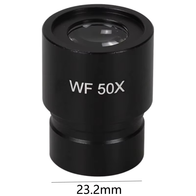 VBNM Biologisches Mikroskop-Okular WF50X in Schwarz mit Ganzmetall-Optikglaslinse und 23,2 mm Schnittstellengröße - Bild 3