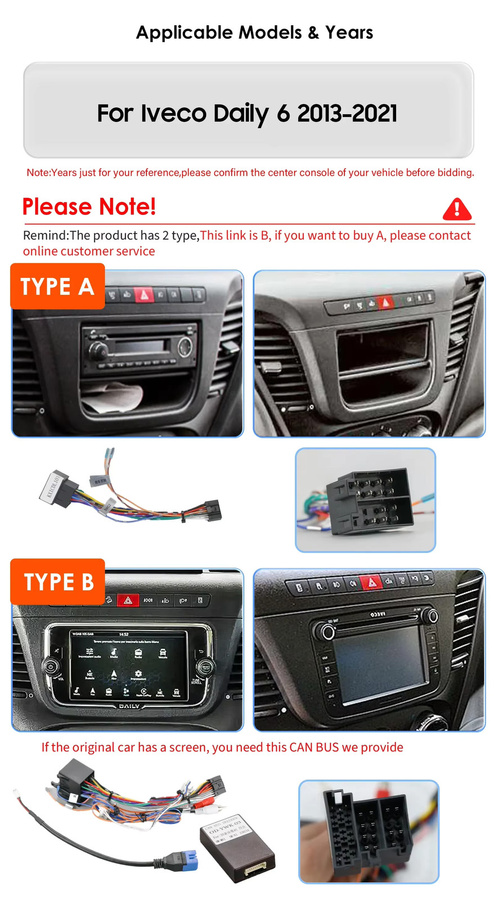 OSSURET Android 12 Autoradio mit 9 Zoll Touchscreen, 4G, Carplay und GPS für Iveco Daily 2013-2018, Multimedia Video Player und Stereo Navi in Schwarz - Bild 2