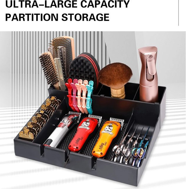 Barber Clipper Tablett, Kosmetischer Container für Haar Trimmer und Kämme - Bild 1