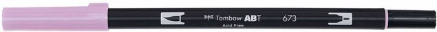 Tombow ABT Dual Brush Pen Orchid 673 in Pink und Purple - Bild 1