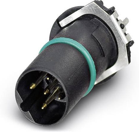 Phoenix Contact 1552230 Sensor-Aktor-Einbausteckverbinder M12 Kontaktträger, 5 Polzahl, Schwarz, 60 Stück - Bild 1