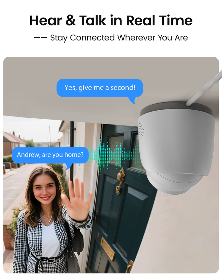 ZOSI 4K PoE CCTV Sicherheitskamerasystem C220 mit 8MP IP-Kameras für Innen und Außen, 2-Wege-Audio, 8CH NVR (16CH erweiterbar), Farbe: Weiß - Bild 5