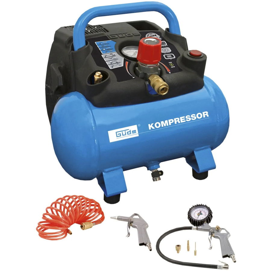 Güde Airpower 190/08/6 Druckluft-Kompressor in Blau mit 8 bar und 145 l/min Füllleistung - Bild 2