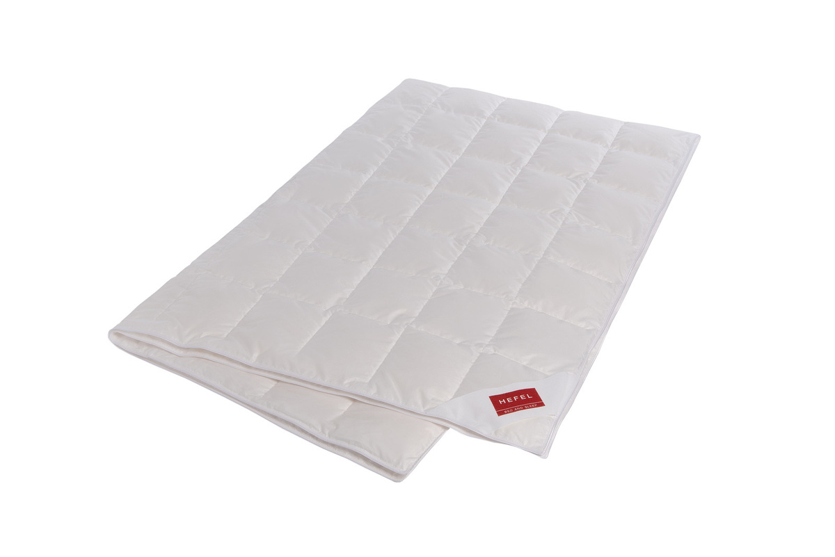 Hefel Tencel™ Royal Sommerdecke in Weiß, atmungsaktiv und klimaregulierend, B/T: 135 x 200 cm - Bild 1