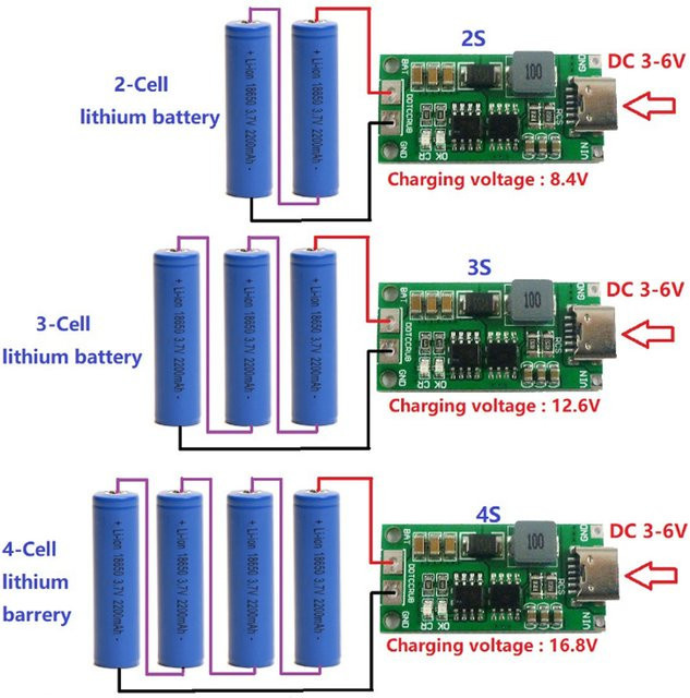 Diymore Polymer-Li-Ionen-Ladegerät für 2S 3S 4S mit Überspannungsschutz in Grün - Bild 1