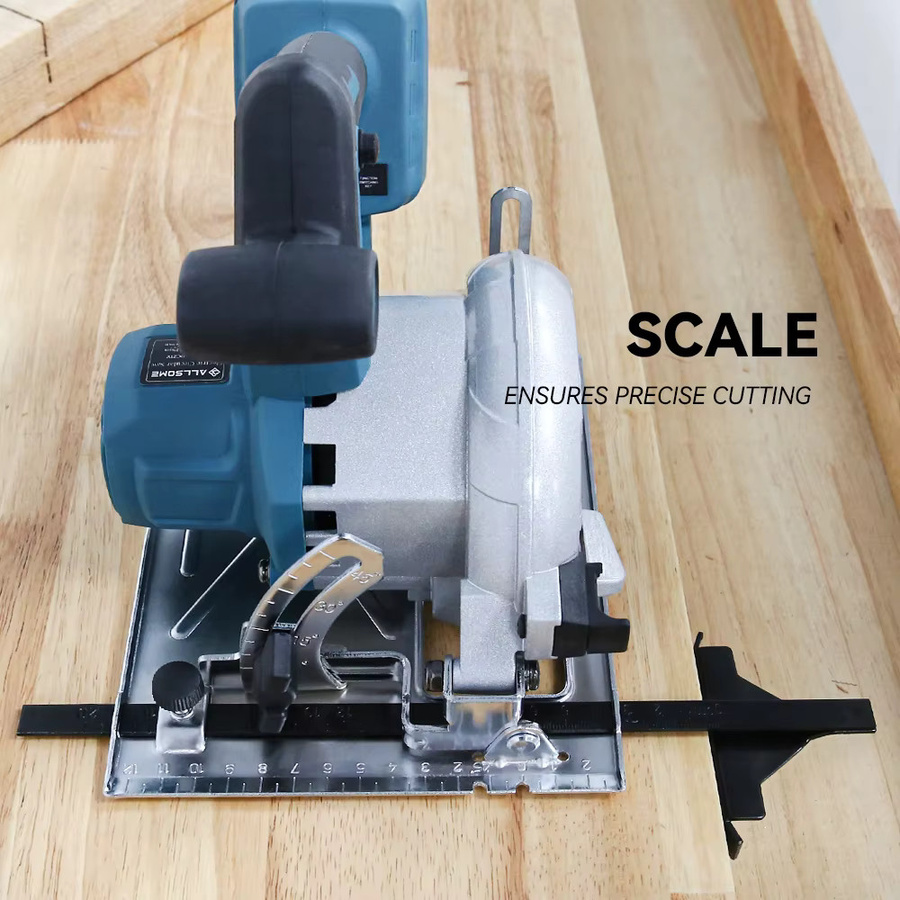 ALLSOME 18V Akku-Kreissäge mit bürstenlosem Motor für Holz, 125 mm, Blau - Bild 4