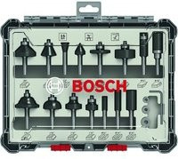 Bosch Fräser-Set mit 1/4 Zoll Schaft, 15-teilig - Bild 2