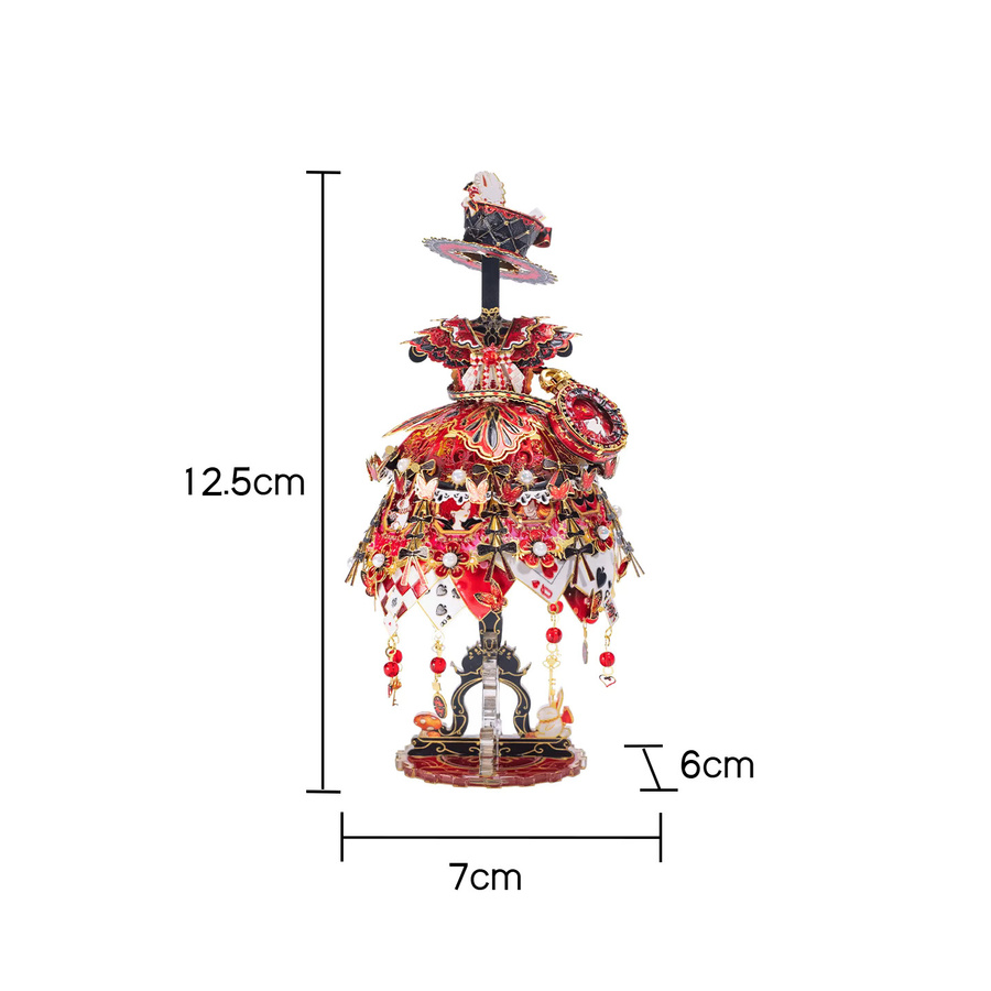 MU Dream Alice, 3D Stereoskopisches Metallpuzzle, Fantasy - Bild 3