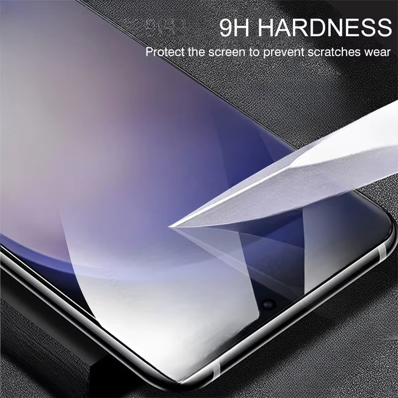 2er-Pack Gehärtetes Glas Display Schutzfolie für Samsung Galaxy S24 S25 S23 S22 S21 Ultra S24 FE sowie Note 20 10 9 8 S10 S9 in Transparent - Bild 2