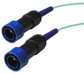 Bulgin LWL-Kabel PXF4055CAC Bulk in Blau - Bild 1