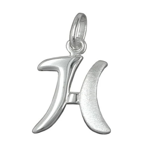 SIGO Anhänger Buchstabe H, 925 Silber, Unisex - Bild 1
