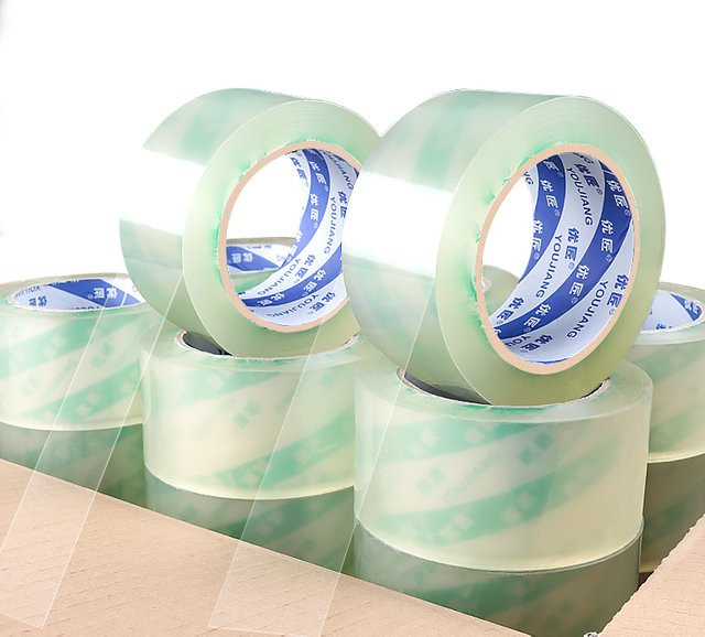 YOUJIANG BOPP Klebeband transparent wasserfest für Kartonversiegelung und Versand - Bild 1