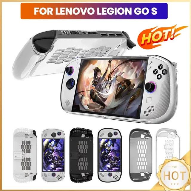 Transparente TPU-Schutzhülle für Lenovo Legion Go S, ergonomische und stoßfeste Handheld-Spielekonsolenhülle - Bild 1