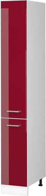 Vicco Apothekerschrank R-Line Medizinschrank für die Küche Bordeaux Hochglanz/Weiß B: 30 cm, H: 76,7 cm, T: 20,7 cm - Bild 1