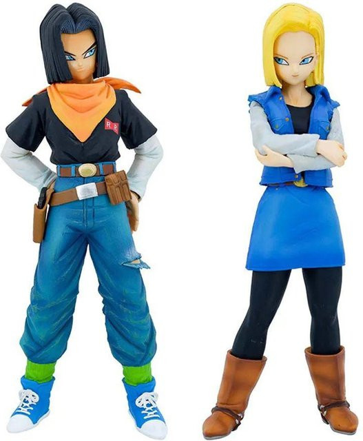 Yiran toy 1 Dragon Ball Z Android 17 und 18 Anime Figur, Actionfiguren, ab 14 Jahre - Bild 1