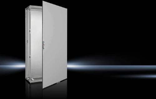 Rittal Schaltschrank aus Stahlblech in Lichtgrau, B/T/H: 100 x 40 x 180 cm - Bild 1