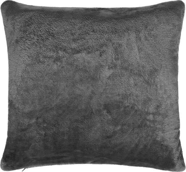 Kissenhülle ERWIN M. Barrie in Anthrazit, B/H: 40 x 40 cm - Bild 1